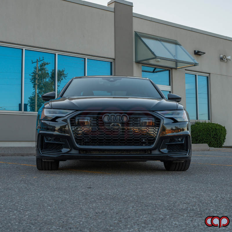 2019-2023 Audi RS6 Honeycomb Grille | C8 Audi A6/S6 - V2 | Real Carbon Fiber