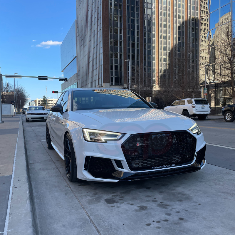 2017-2019 B9 Audi A4/S4 CAP Front Bumper | B9 RS4 Bumper - V2