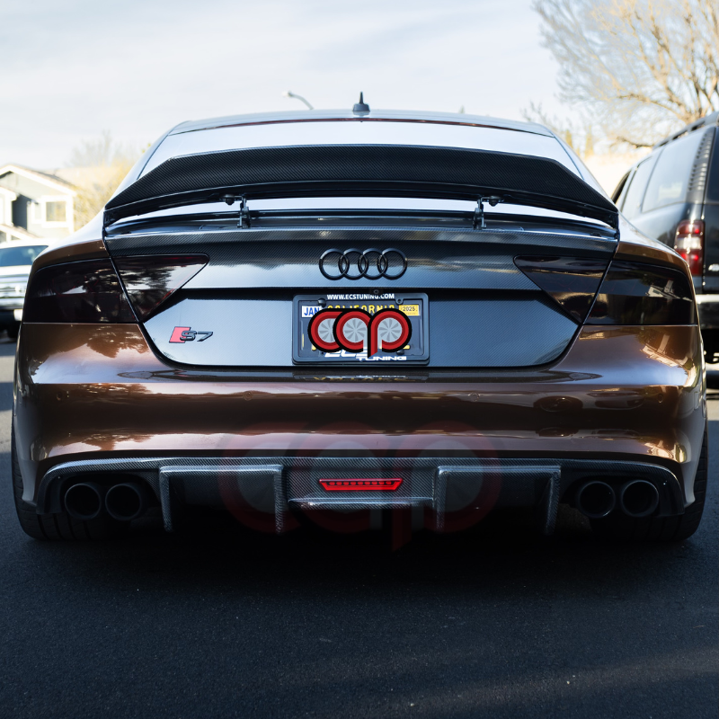 2012-2015 C7 Audi A7 S-Line/S7 - CAP Carbon Fiber Diffuser - V1