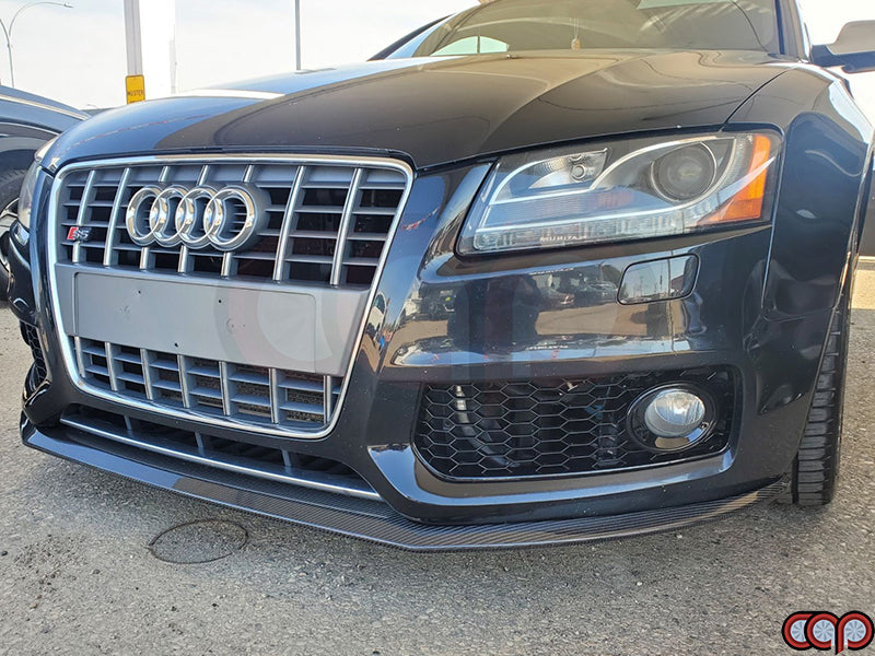 2008-2012 B8 Audi A5 S-Line/S5 - CAP Carbon Fiber Front Lip
