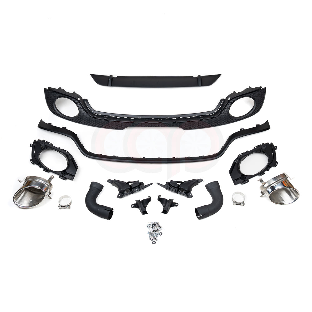 2008-2015 MK2 8J Audi TT/TT-S - CAP Black RS Style Rear Diffuser