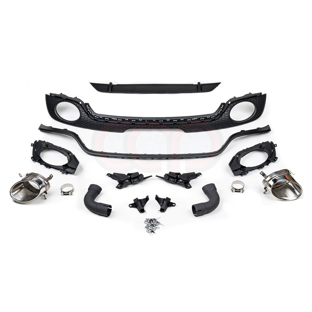 2008-2015 MK2 8J Audi TT/TT-S - CAP Black RS Style Rear Diffuser