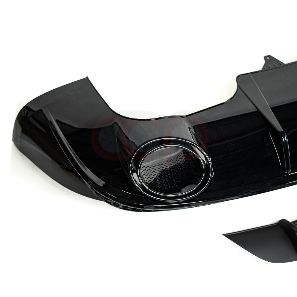 2008-2015 MK2 8J Audi TT/TT-S - CAP Black RS Style Rear Diffuser