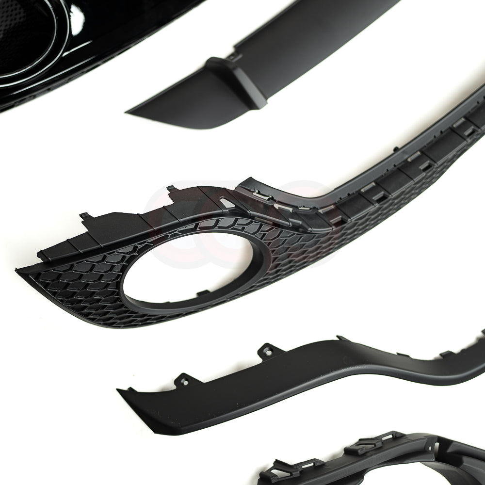 2008-2015 MK2 8J Audi TT/TT-S - CAP Black RS Style Rear Diffuser