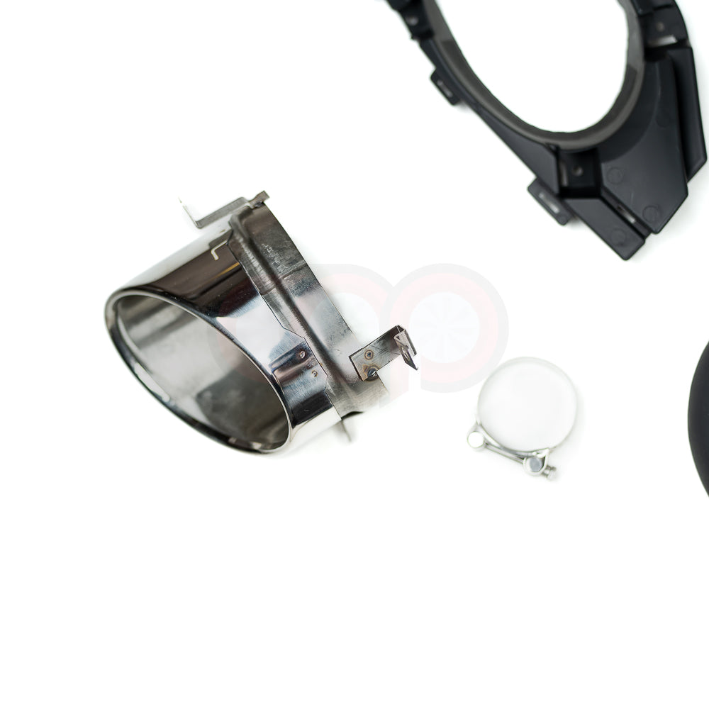 2008-2015 MK2 8J Audi TT/TT-S - CAP Black RS Style Rear Diffuser