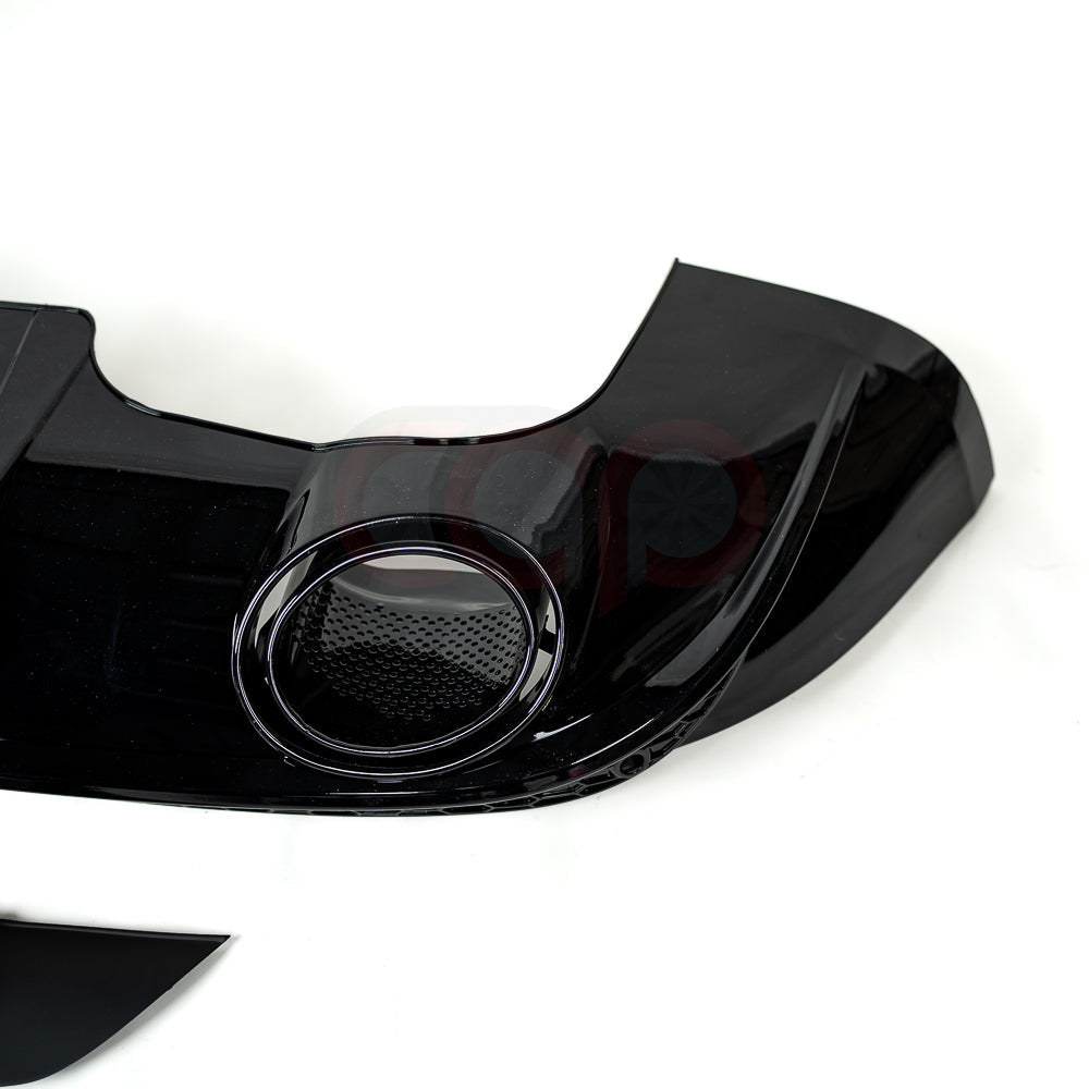 2008-2015 MK2 8J Audi TT/TT-S - CAP Black RS Style Rear Diffuser