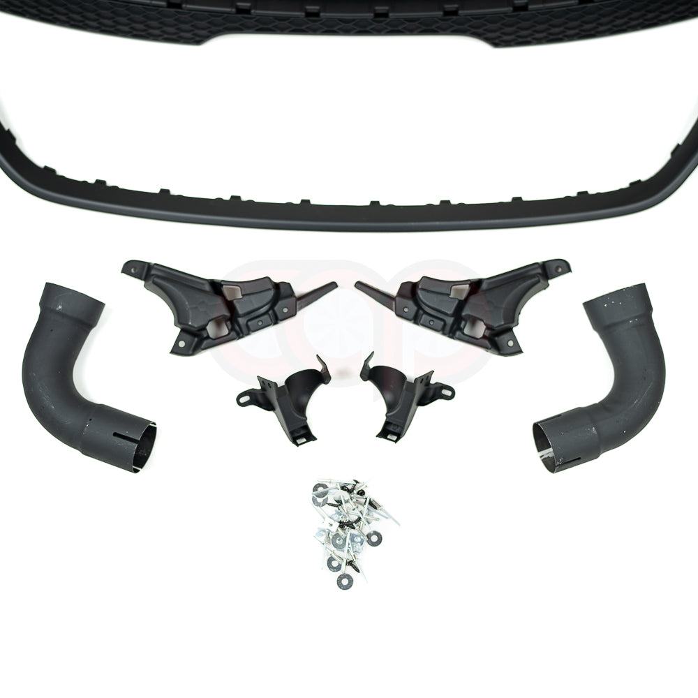 2008-2015 MK2 8J Audi TT/TT-S - CAP Black RS Style Rear Diffuser