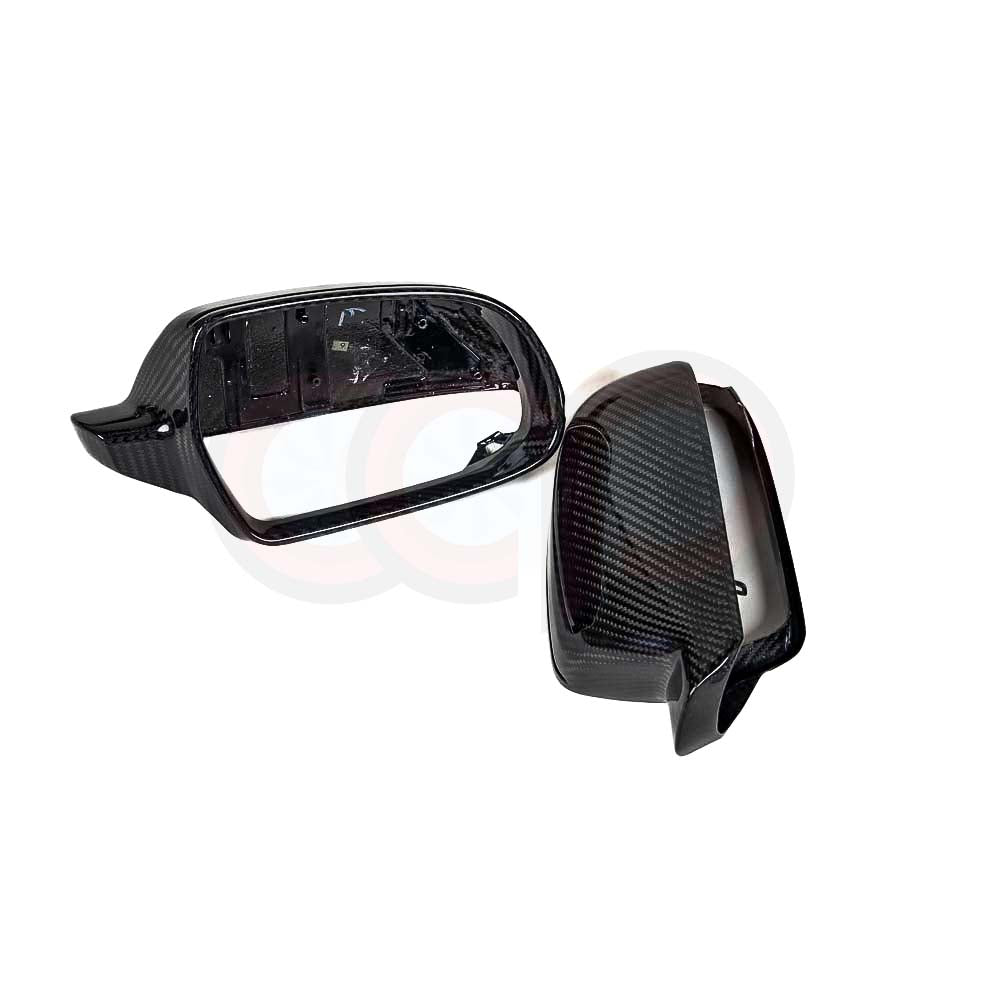 2008-2017 B8 B8.5 Audi A4, S4, A5, S5, RS5 - CAP Dry Carbon Fiber Mirror Covers (Pair)