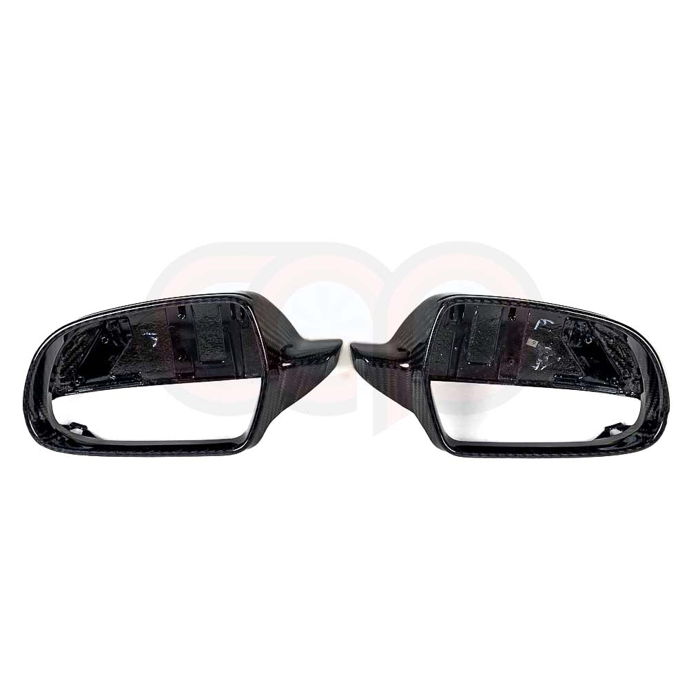 2008-2017 B8 B8.5 Audi A4, S4, A5, S5, RS5 - CAP Dry Carbon Fiber Mirror Covers (Pair)