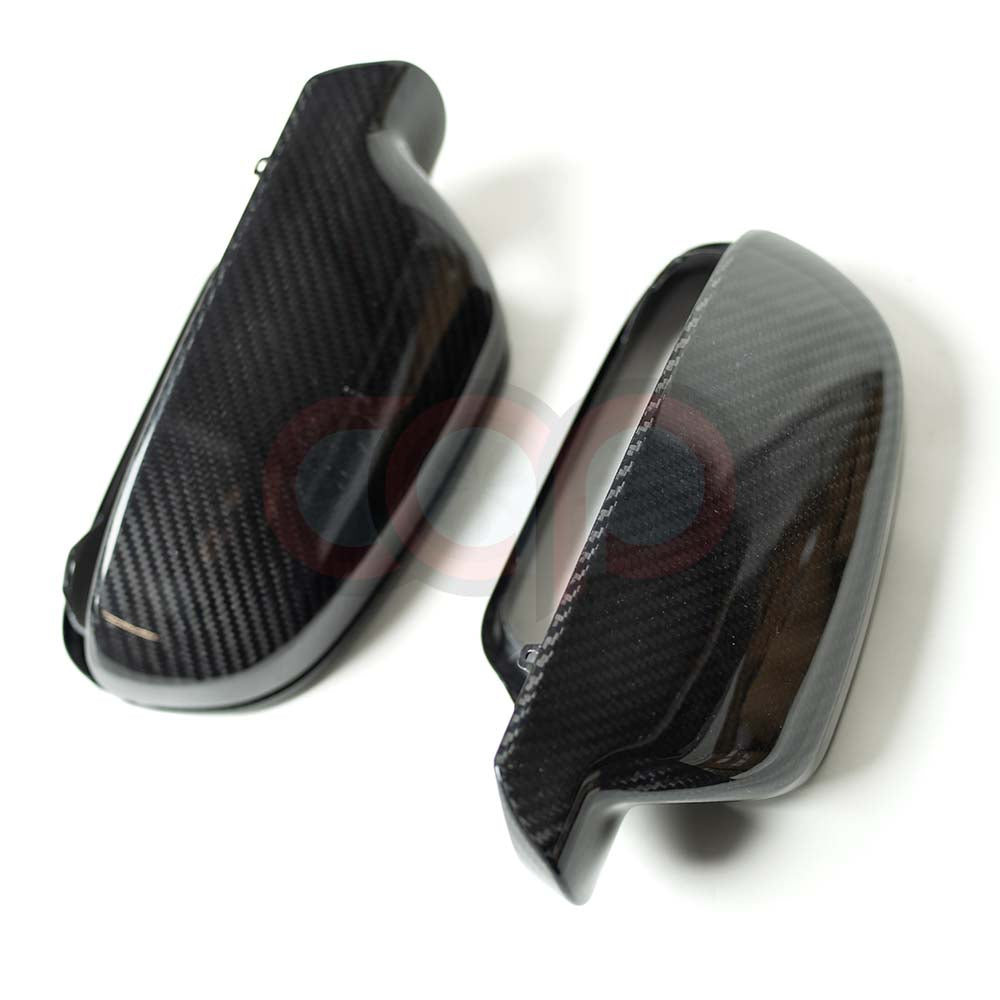2008-2017 B8 B8.5 Audi A4, S4, A5, S5, RS5 - CAP Dry Carbon Fiber Mirror Covers (Pair)