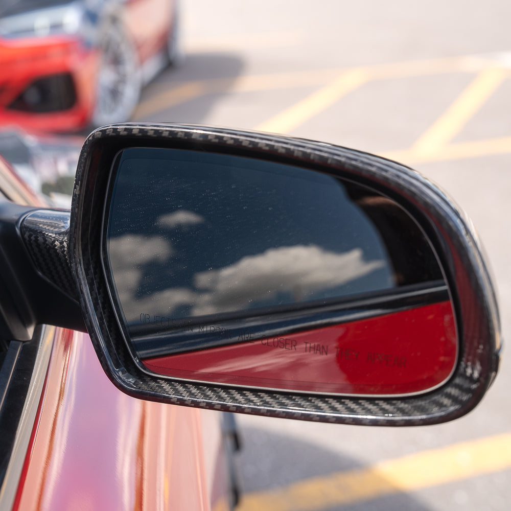 2008-2017 B8 B8.5 Audi A4, S4, A5, S5, RS5 - CAP Dry Carbon Fiber Mirror Covers (Pair)