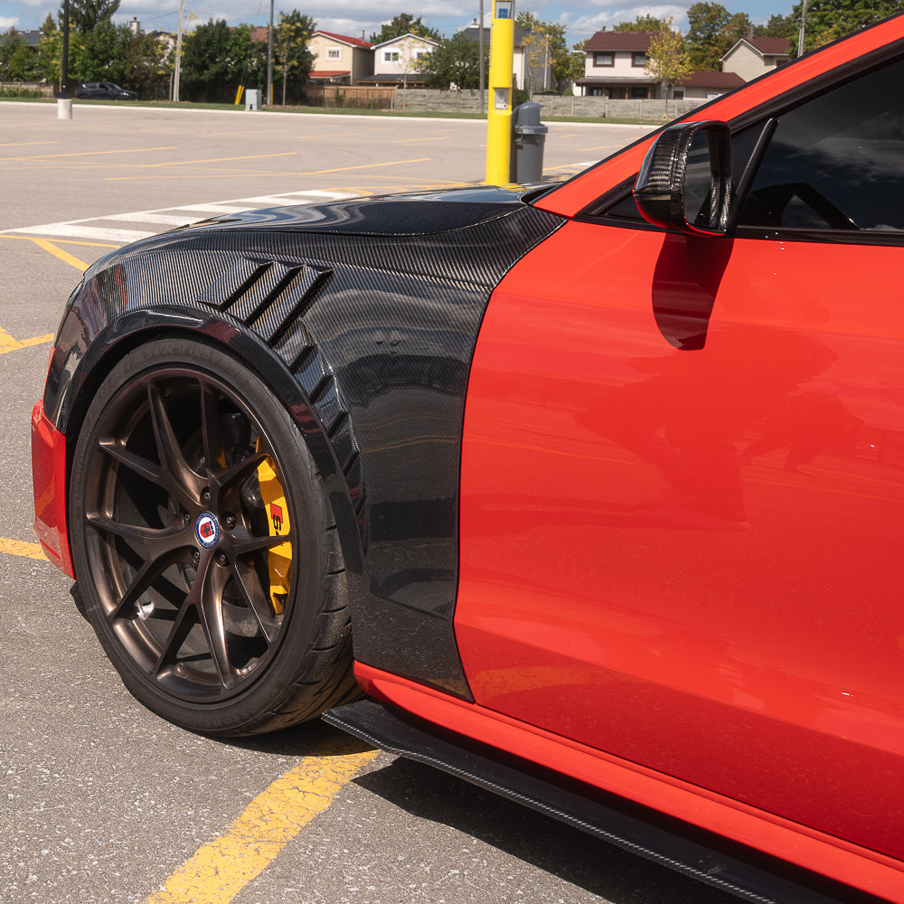 2008-2017 B8 B8.5 Audi A4, S4, A5, S5, RS5 - CAP Dry Carbon Fiber Mirror Covers (Pair)