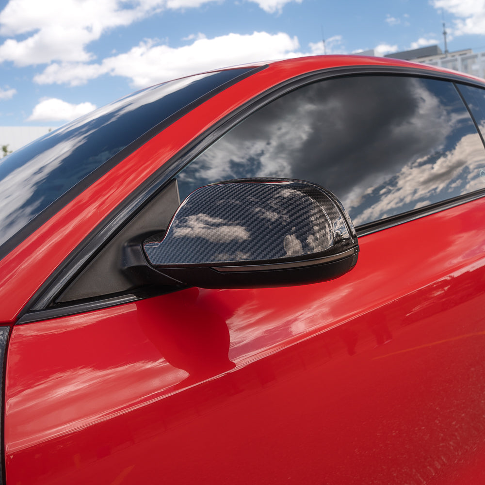 2008-2017 B8 B8.5 Audi A4, S4, A5, S5, RS5 - CAP Dry Carbon Fiber Mirror Covers (Pair)