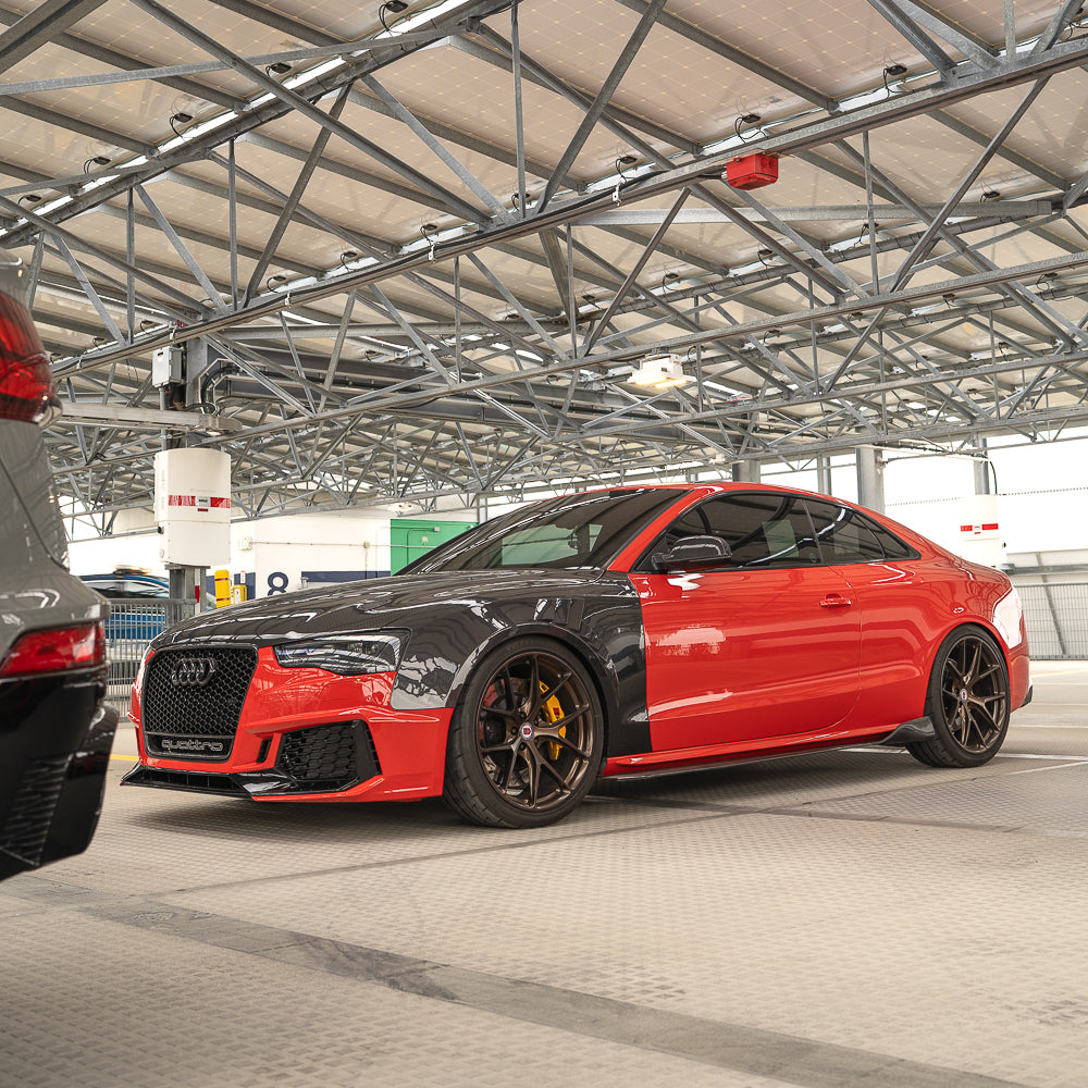 2008-2017 B8 B8.5 Audi A4, S4, A5, S5, RS5 - CAP Dry Carbon Fiber Mirror Covers (Pair)