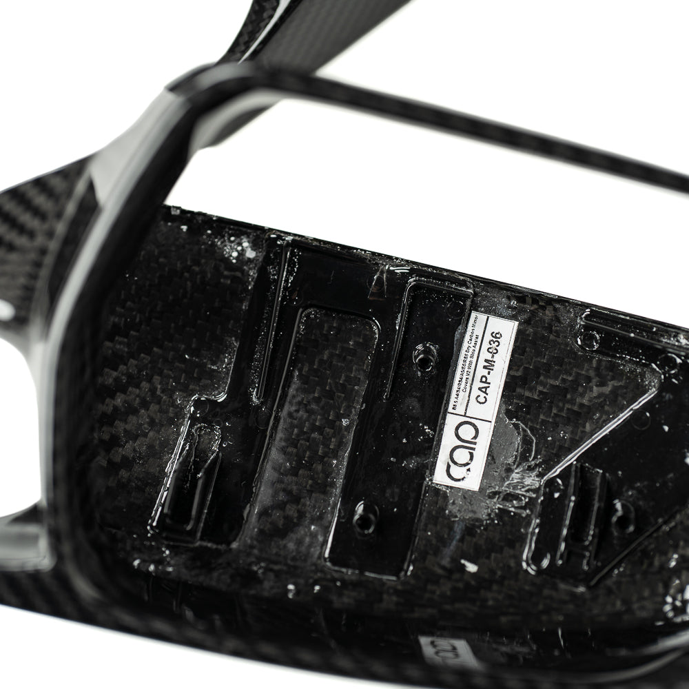 2008-2017 B8 B8.5 Audi A4, S4, A5, S5, RS5 - CAP Dry Carbon Fiber Mirror Covers (Pair) - V2