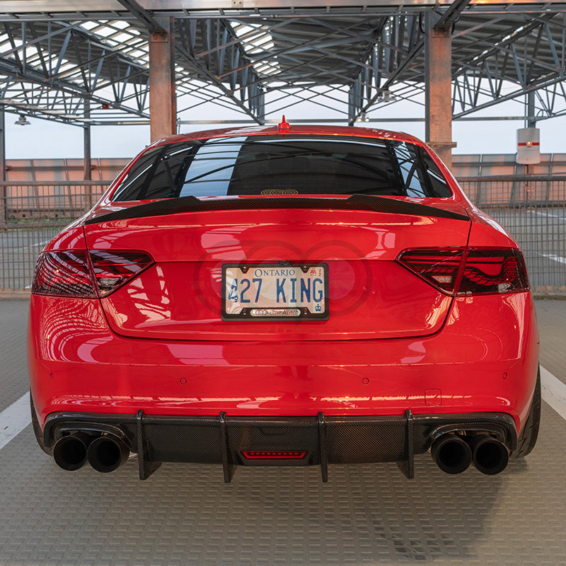 2008-2017 B8 & B8.5 Audi S5 - Dry Carbon Fiber Spoiler - V2
