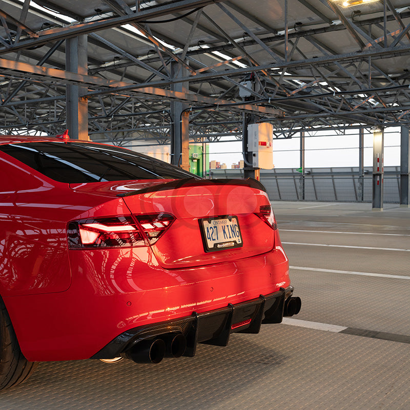 2008-2017 B8 & B8.5 Audi S5 - Dry Carbon Fiber Spoiler - V2