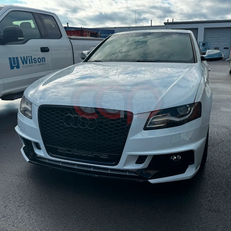 2009-2012 B8 Audi A4/S4 CAP Front Bumper | B9 Style Audi RS4 Bumper - V2