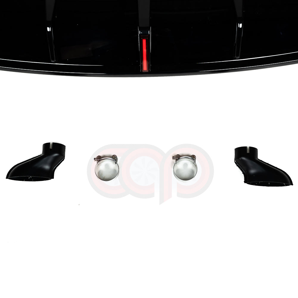 2009-2017 B8 & B8.5 Audi Q5 Non S-Line - CAP Gloss Black RS Style Rear Diffuser