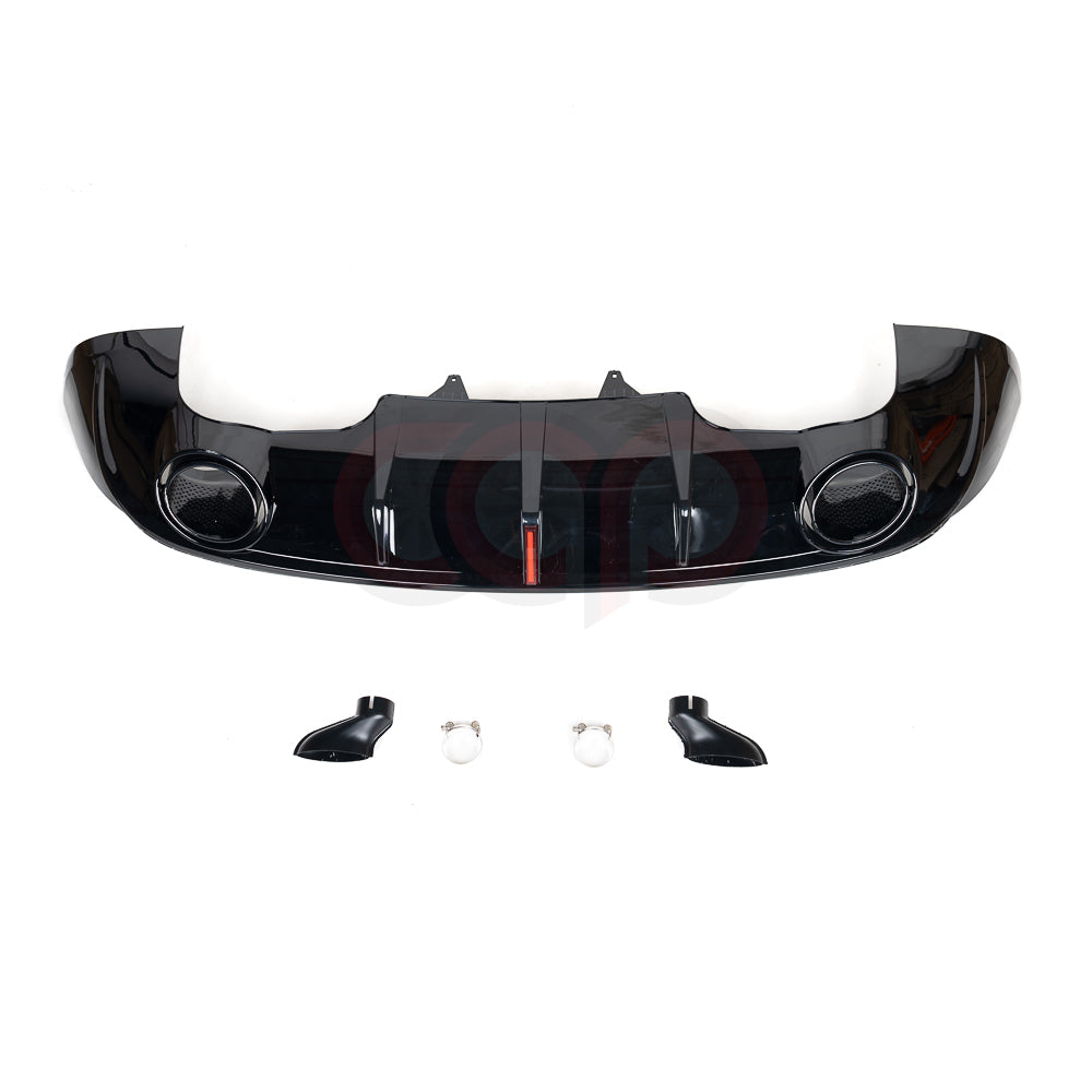 2009-2017 B8 & B8.5 Audi Q5 Non S-Line - CAP Gloss Black RS Style Rear Diffuser 2009-2017 B8 B8.5 Audi Q5 Non S-Line