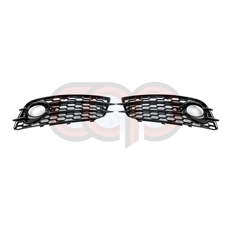 2009-2012 Audi RS4 Honeycomb Fog Grilles | B8 Audi A4 S-Line/S4 2009-2012 B8 Audi A4 S-Line S4