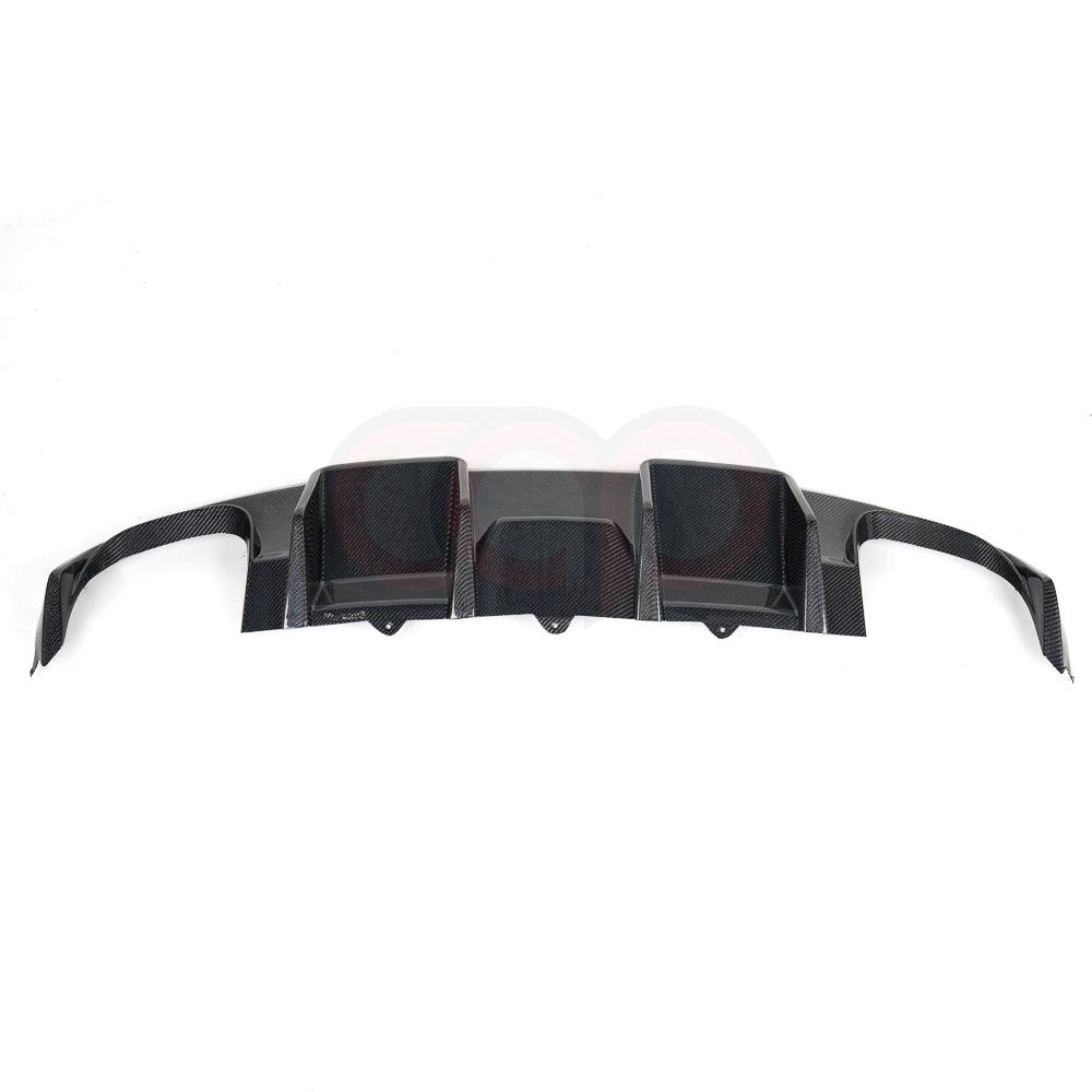 2010-2012 B8 Audi A4/S4 - CAP Carbon Fiber Diffuser Without LED Brake Light - V1