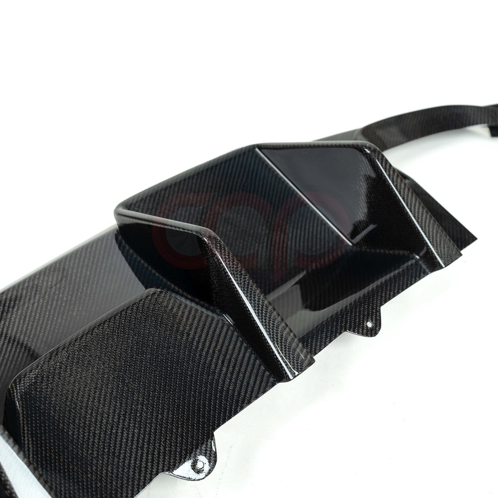 2010-2012 B8 Audi A4/S4 - CAP Carbon Fiber Diffuser Without LED Brake Light - V1