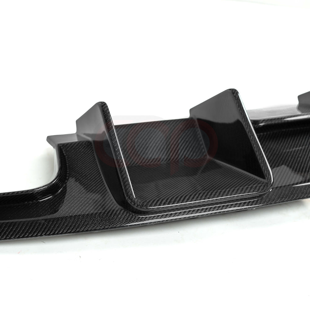 2010-2012 B8 Audi A4/S4 - CAP Carbon Fiber Diffuser Without LED Brake Light - V1