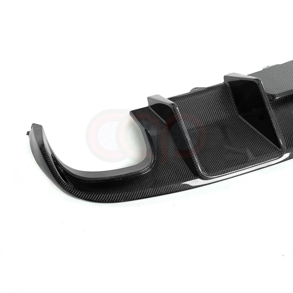 2010-2012 B8 Audi A4/S4 - CAP Carbon Fiber Diffuser Without LED Brake Light - V1