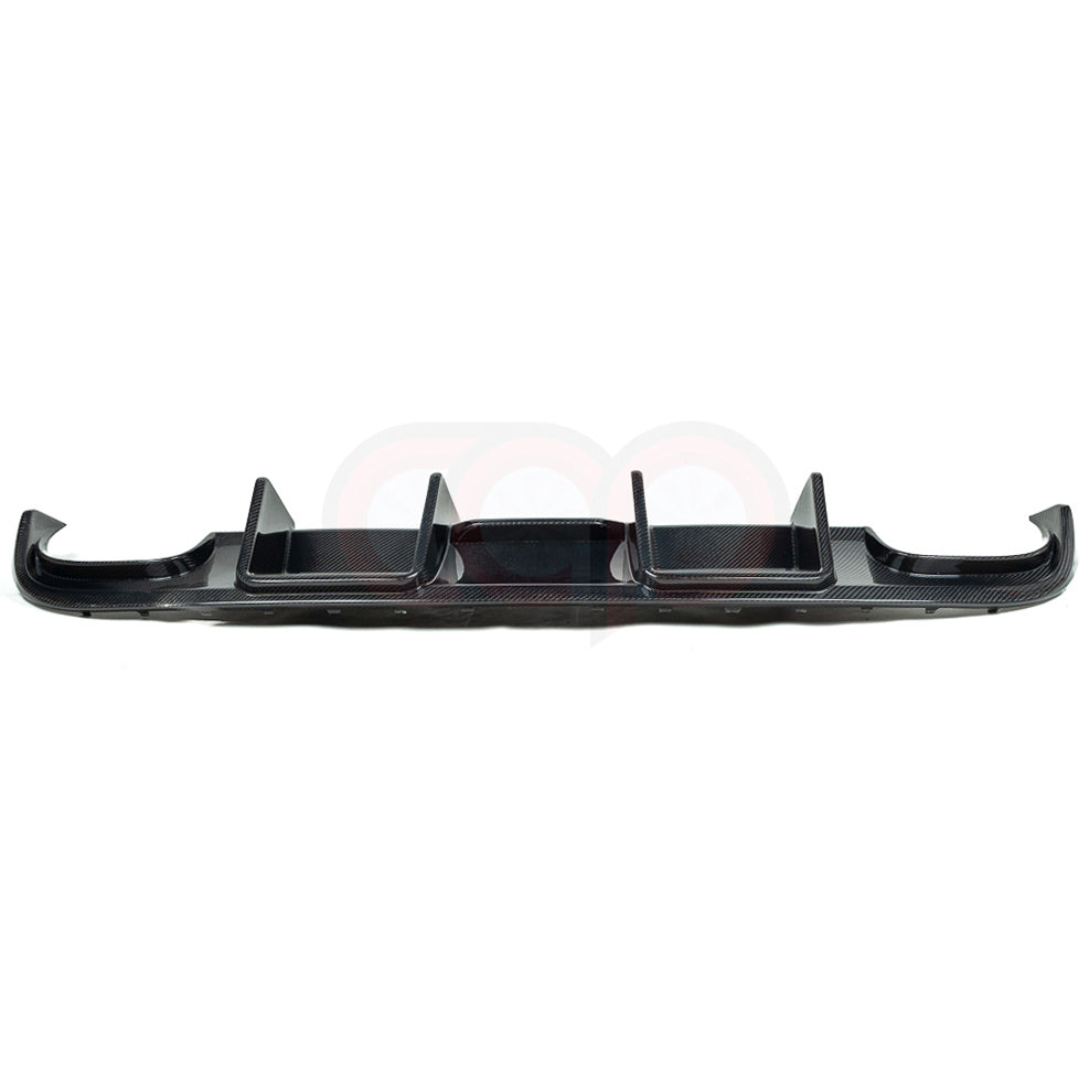 2010-2012 B8 Audi A4/S4 - CAP Carbon Fiber Diffuser Without LED Brake Light - V1