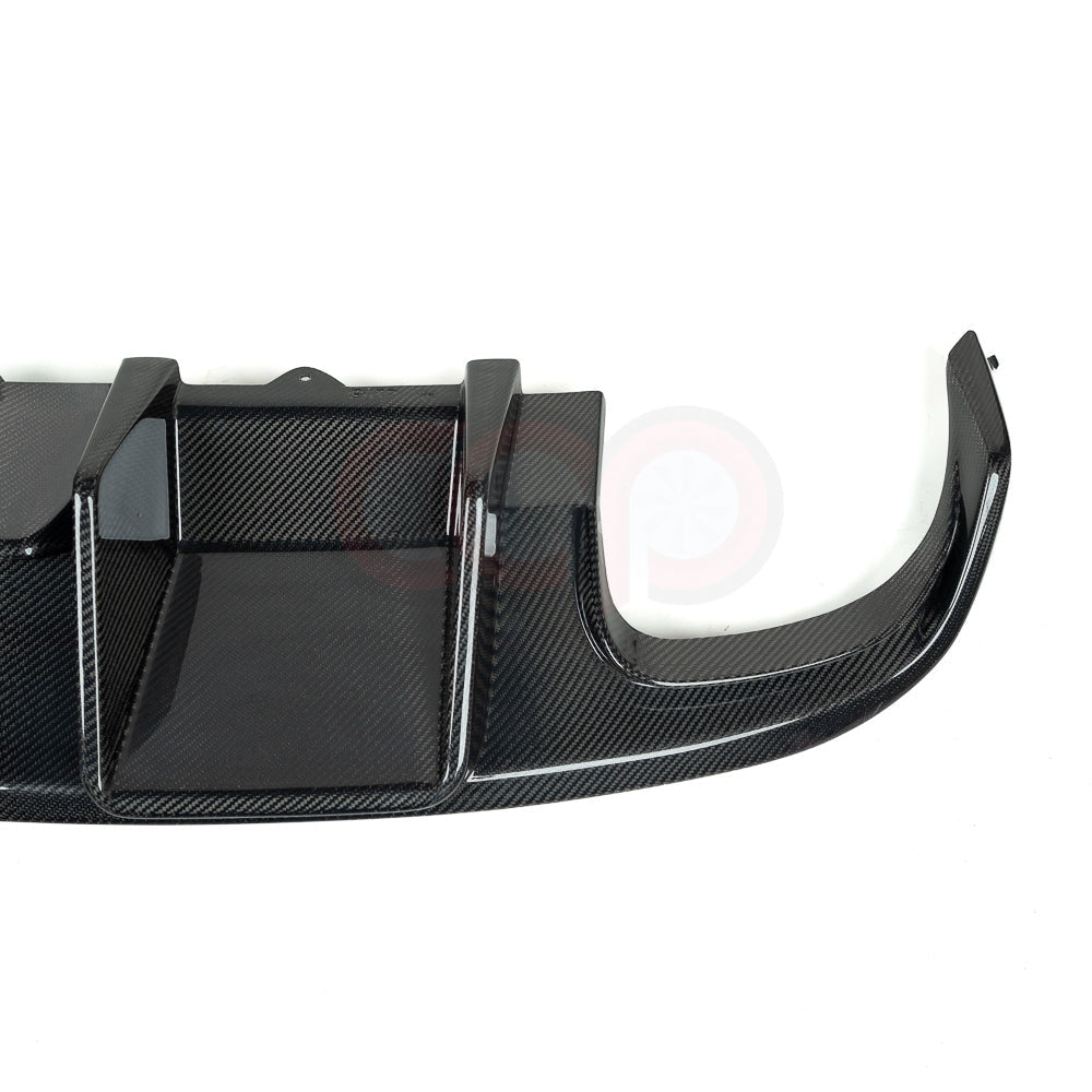 2010-2012 B8 Audi A4/S4 - CAP Carbon Fiber Diffuser Without LED Brake Light - V1
