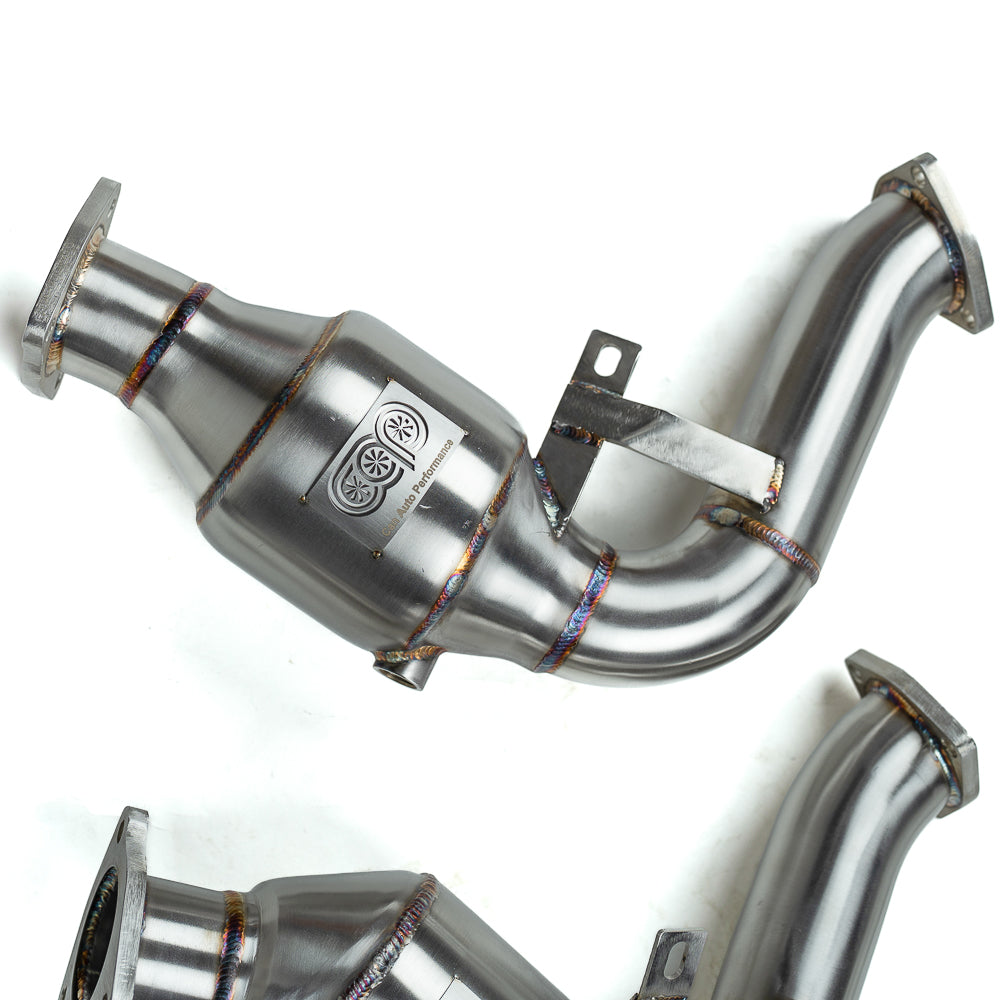 2010-2017 CAP Audi 3.0T Supercharged Catted 400 Cell Test Pipes - Audi B8 S4, S5, A6, A7, A8, Q5, SQ5
