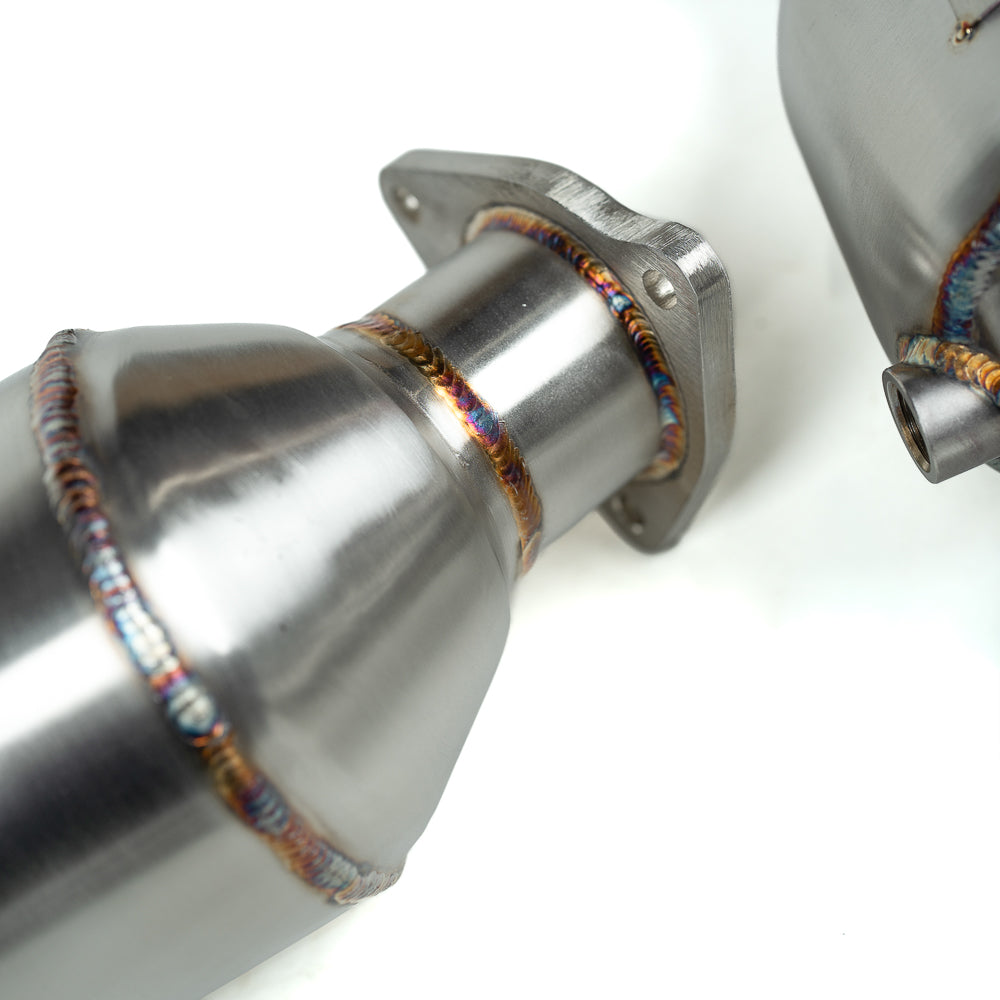 2010-2017 CAP Audi 3.0T Supercharged Catted 400 Cell Test Pipes - Audi B8 S4, S5, A6, A7, A8, Q5, SQ5