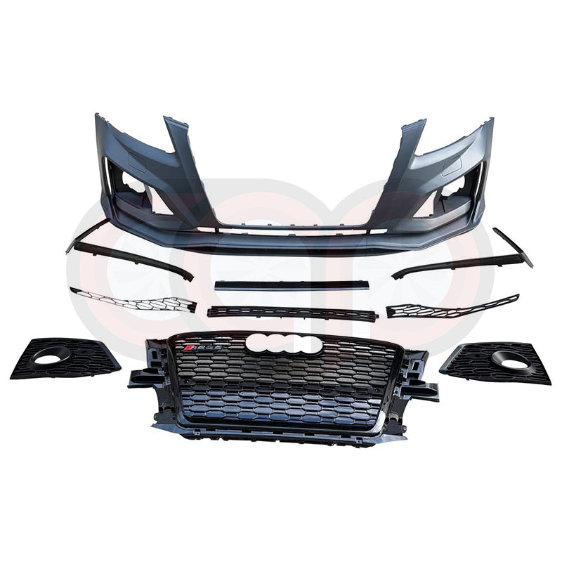 Front Bumper Cover 2009-2012アウディQ5フロントバンパーLHドライバーサイド、パークアシストホール付き 2009 - 2012 Aud Q5 Front Bumper LH driver side with park assist hole new5