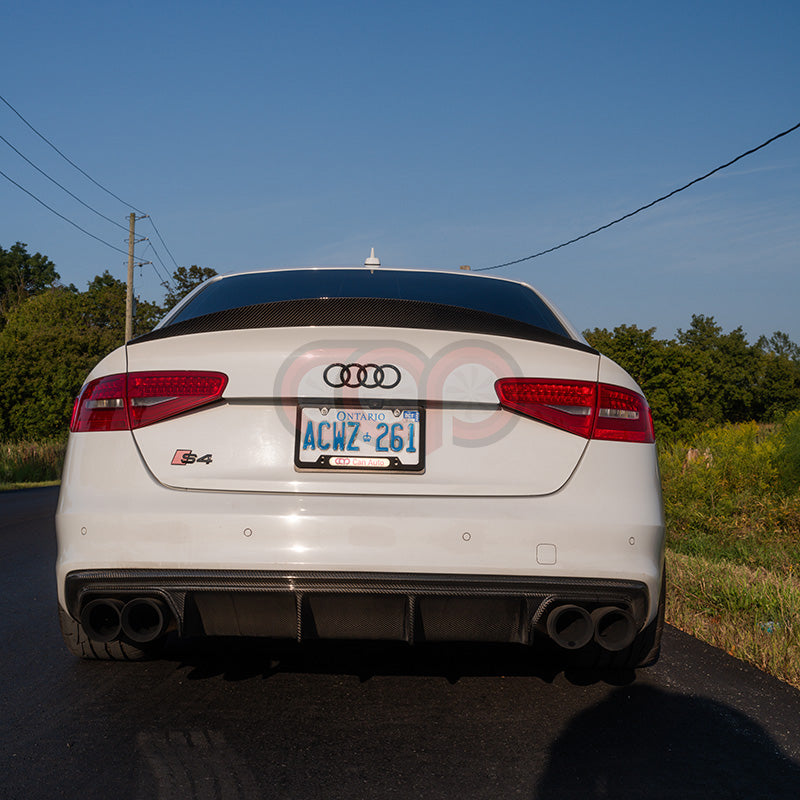 2010-2016 B8 & B8.5 Audi S4 - Dry Carbon Fiber Spoiler - V1