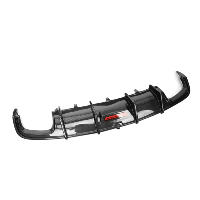 2012-2015 C7 Audi A6, S6 - CAP Carbon Fiber Rear Diffuser - V1