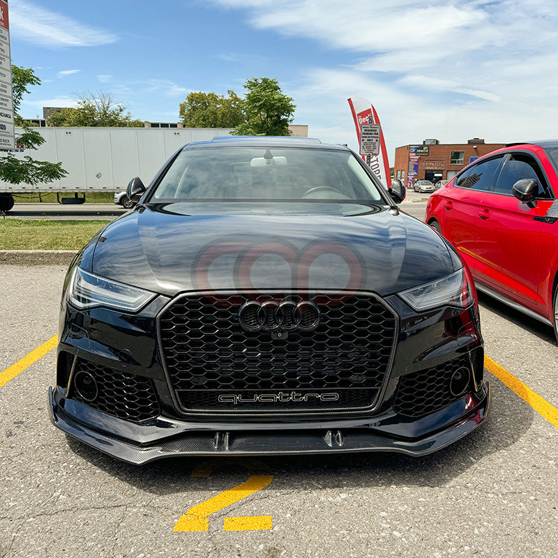 2012-2018 C7 & C7.5 A6/S6 CAP RS6 Front Bumper - CAP Carbon Fiber Front Lip - V1