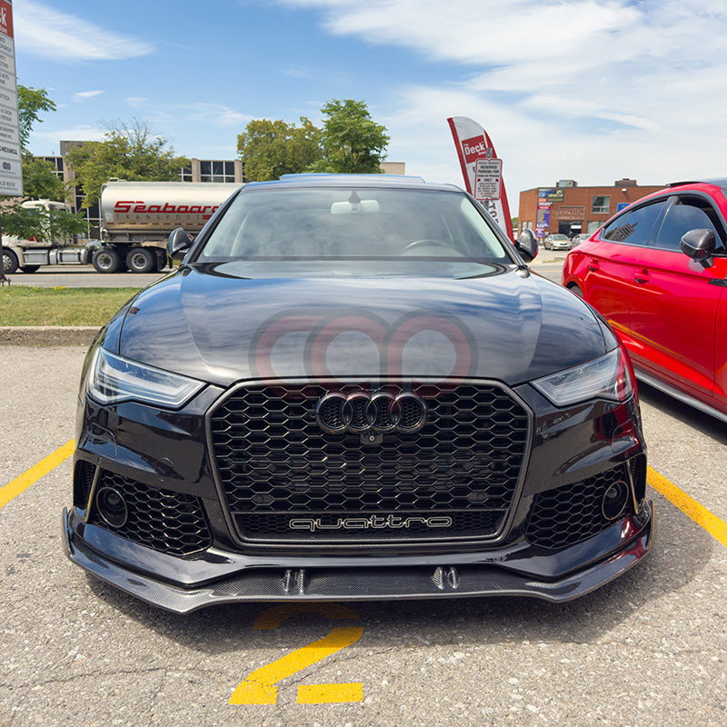 2012-2018 C7 & C7.5 A6/S6 CAP RS6 Front Bumper - CAP Carbon Fiber Front Lip - V1