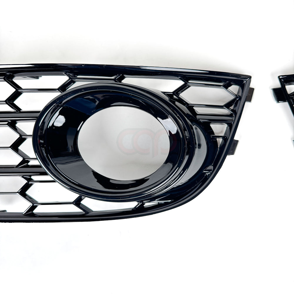 2013-2016 Audi RS4 Honeycomb Fog Grilles | B8.5 Audi A4 Allroad