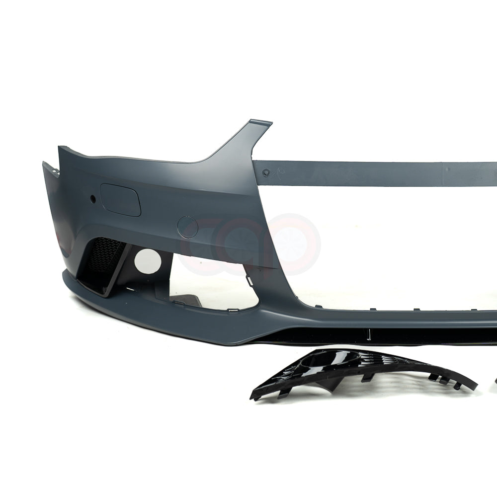 2013-2016 B8.5 Audi A4/S4 CAP Front Bumper | RS4 Bumper with Fog Lights - V3