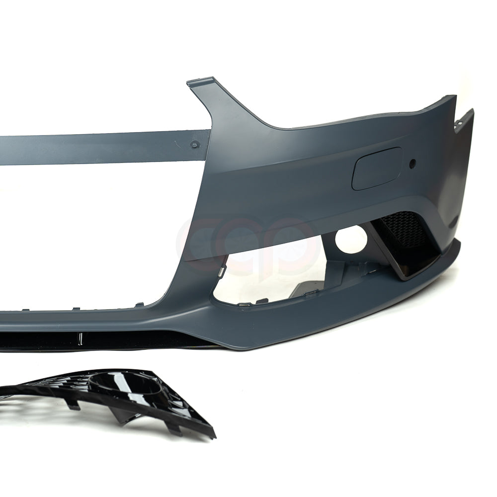 2013-2016 B8.5 Audi A4/S4 CAP Front Bumper | RS4 Bumper with Fog Lights - V3