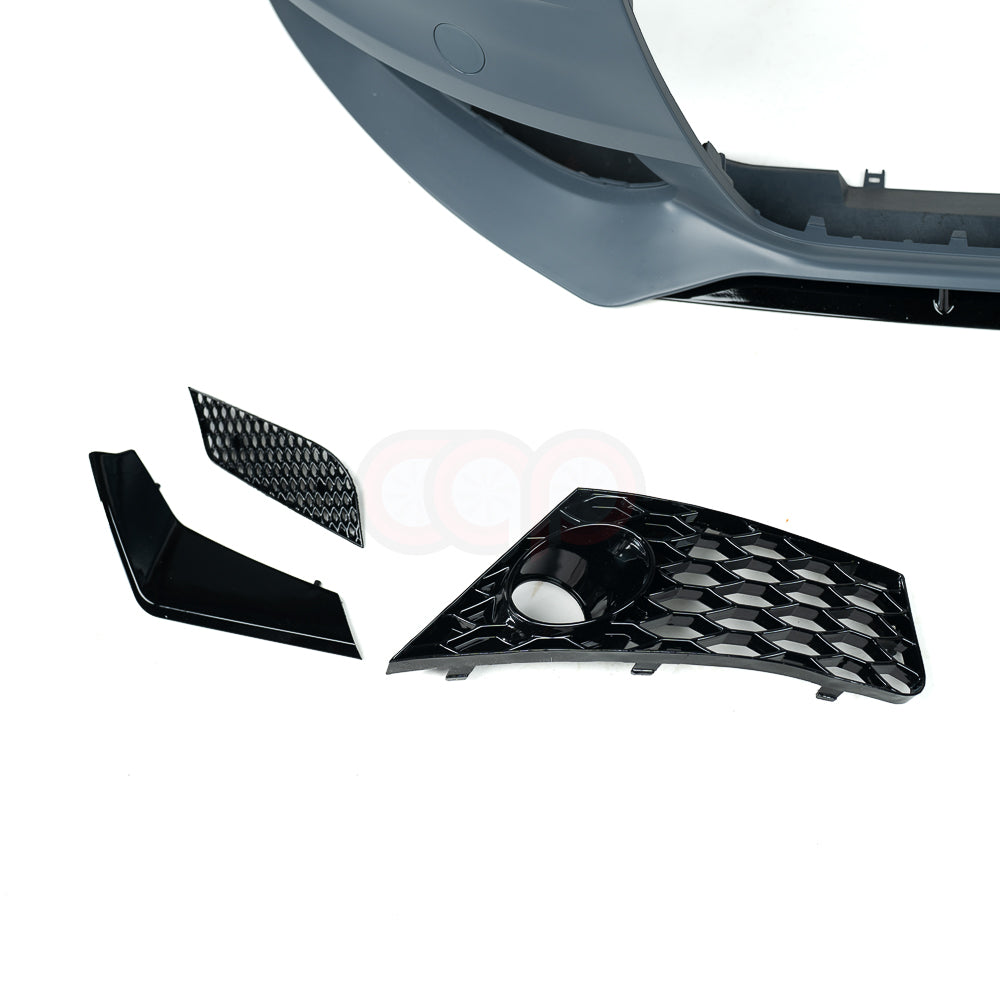 2013-2016 B8.5 Audi A4/S4 CAP Front Bumper | RS4 Bumper with Fog Lights - V3