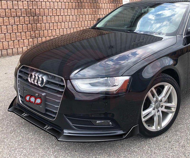 2013-2016 B8.5 Audi A4 Non S-Line - Gloss Black Front Lip V1