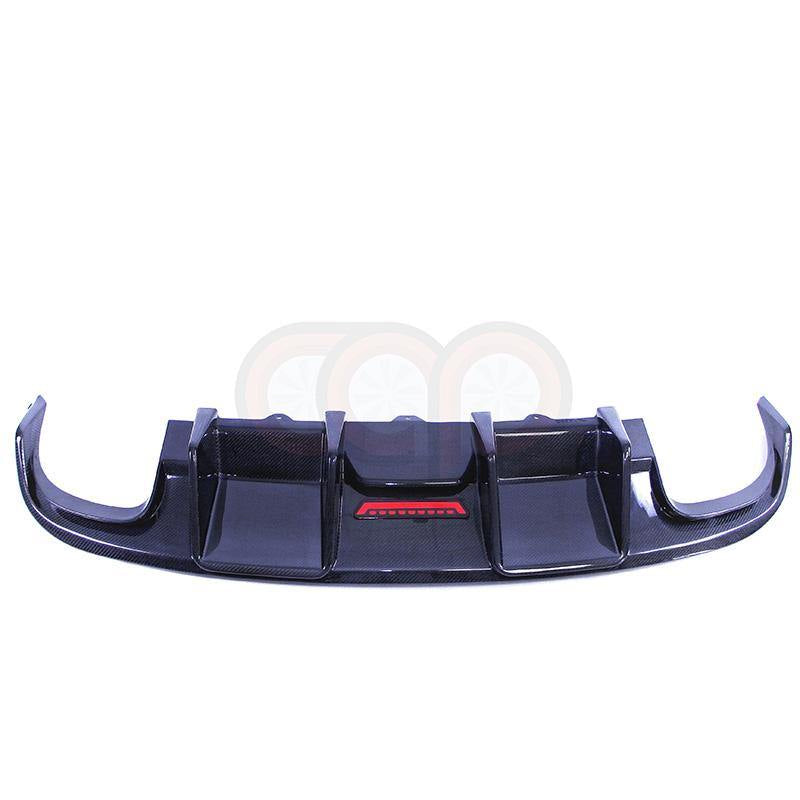 2013-2016 B8.5 Audi A4 Non S-Line - CAP Carbon Fiber Rear Diffuser - V1