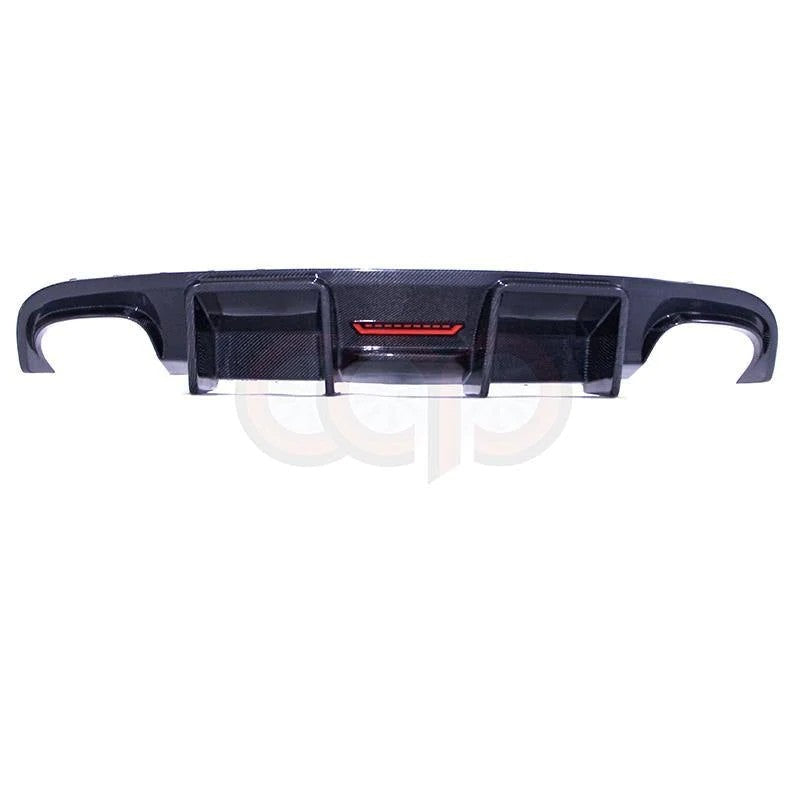 2013-2016 B8.5 Audi A4 Non S-Line - CAP Carbon Fiber Rear Diffuser - V1