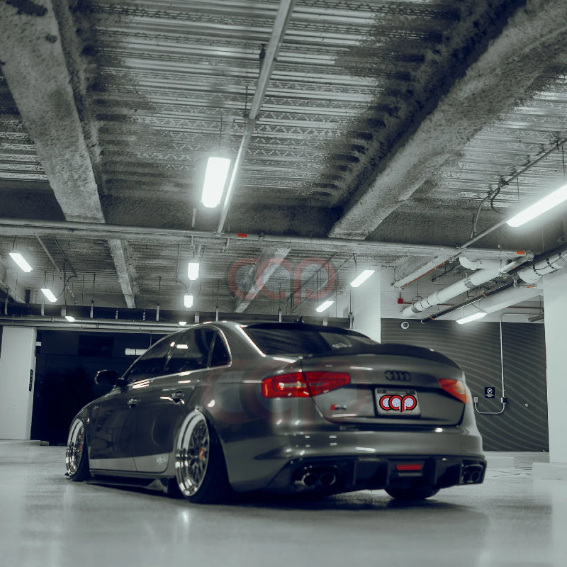2013-2016 B8.5 Audi A4/S4 - CAP Carbon Fiber Rear Diffuser Without LED Brake Light - V1