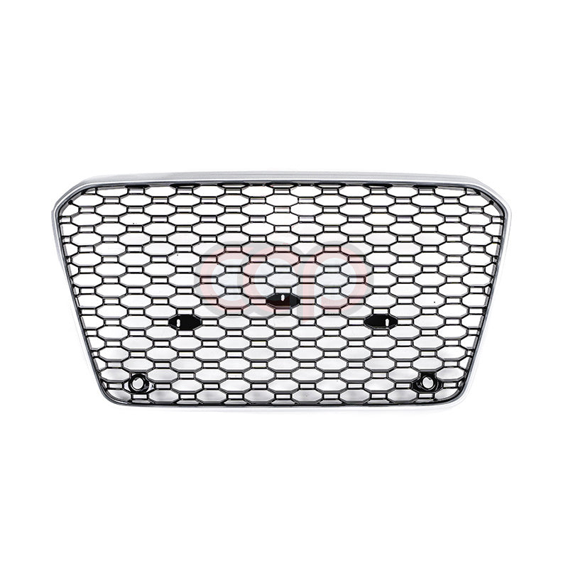 2013-2017 B8.5 Audi A5/S5 Silver Frame Honeycomb Grille | B9 Style Audi RS5 Grille