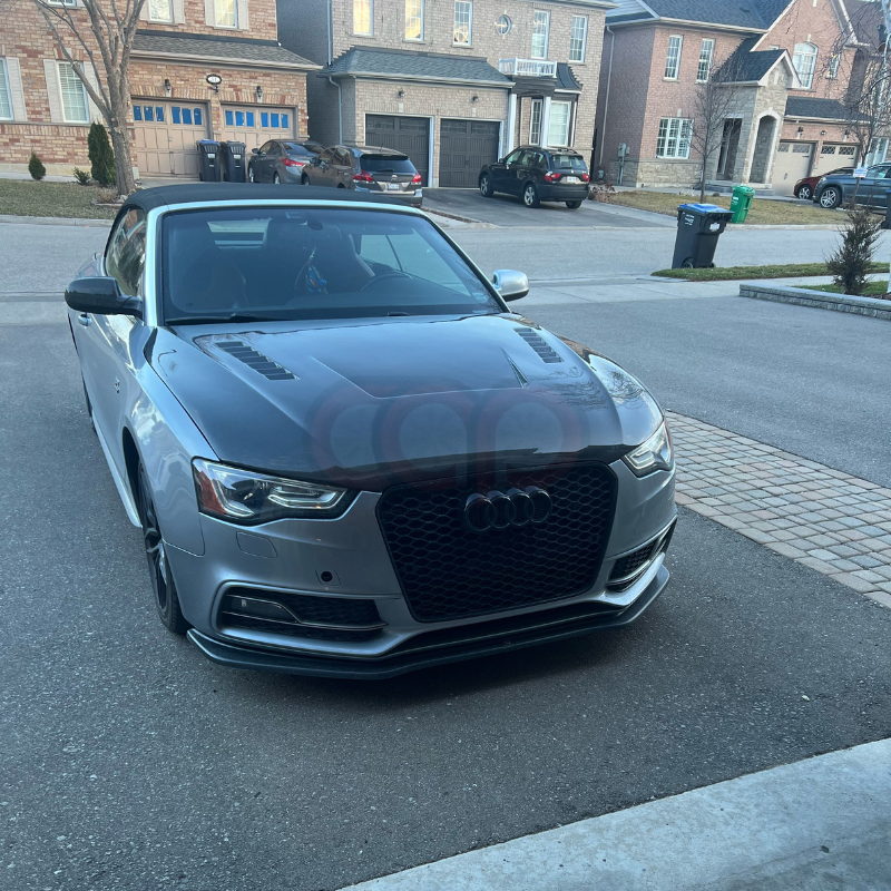 2013-2017 B8.5 AUDI A5/S5 CAP Carbon Fiber Hood Vented Hood Style