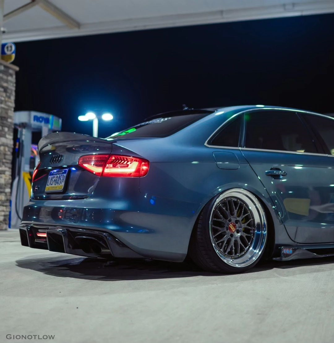 2013-2016 B8.5 Audi A4 Non S-Line - CAP Carbon Fiber Rear Diffuser - V1