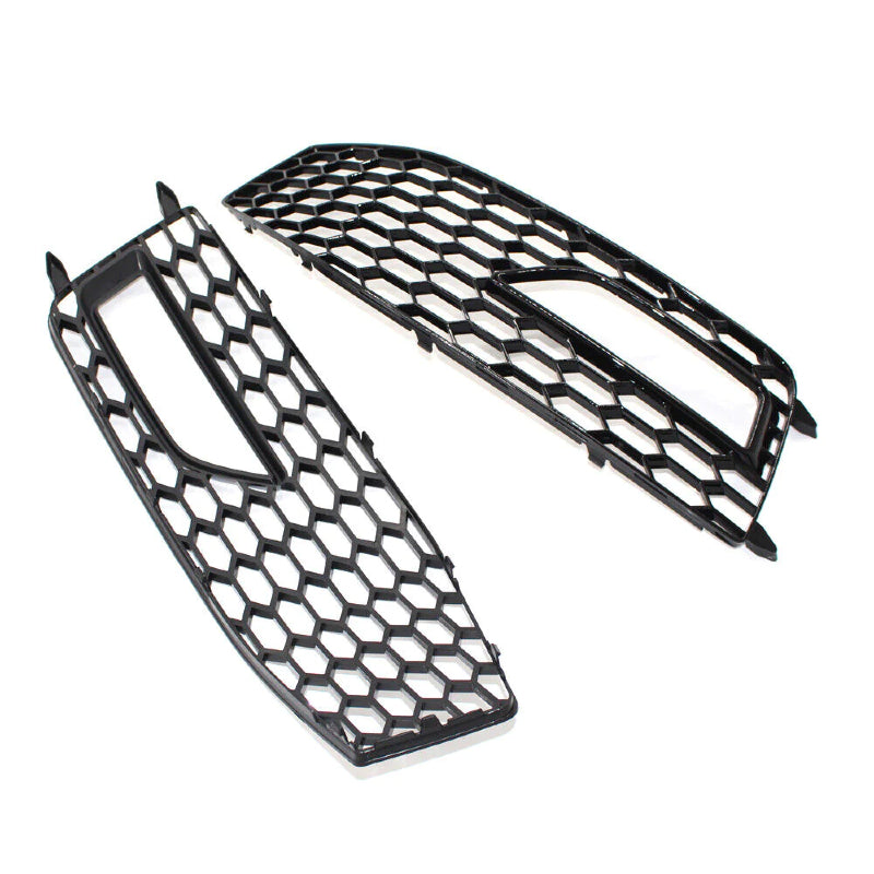 2013-2016 Audi RS4 Honeycomb Fog Grilles | B8.5 Audi A4 S-Line/S4